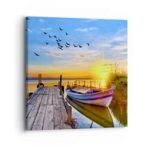 Cuadro sobre lienzo - Impresión de Imagen - Adiós, hasta mañana - 30x30 cm