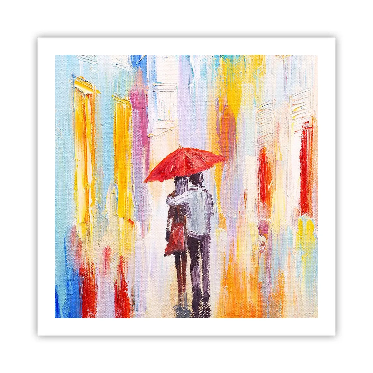 Póster - Que siga lloviendo - 60x60 cm