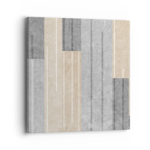 Cuadro sobre lienzo - Impresión de Imagen - Composición: sostener la vertical - 40x40 cm