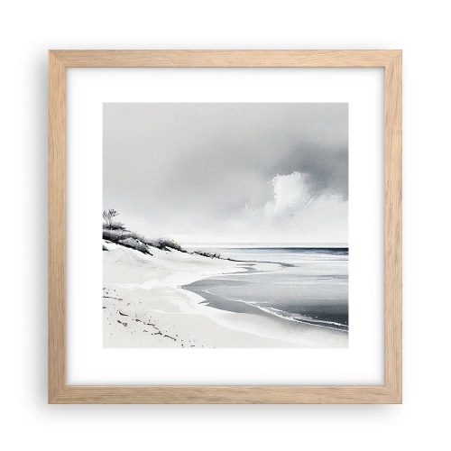 Póster en marco roble claro - Juntos desde el principio de los tiempos - 30x30 cm