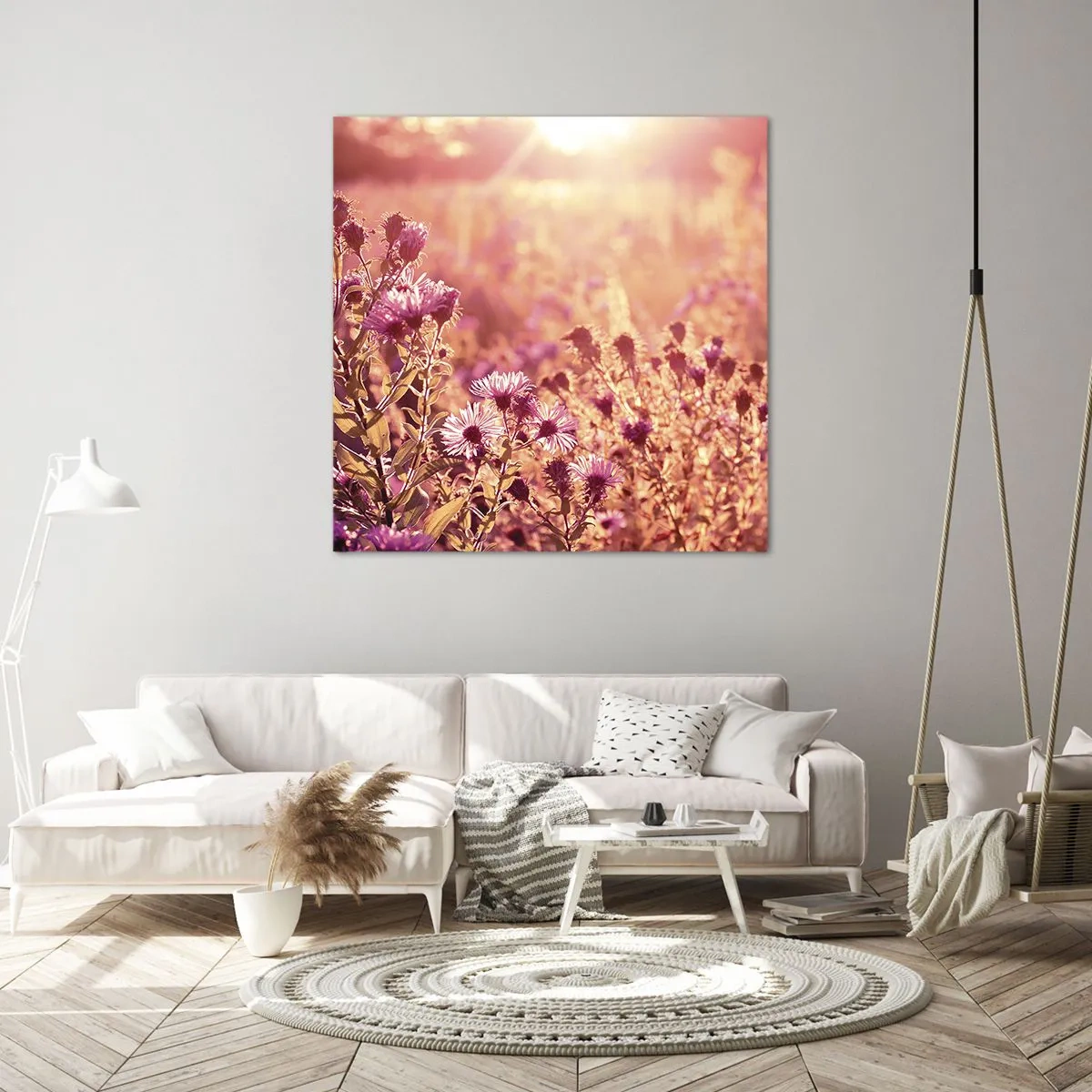 Cuadro sobre lienzo - Impresión de Imagen - Antes de que se acabe el verano - 60x60 cm