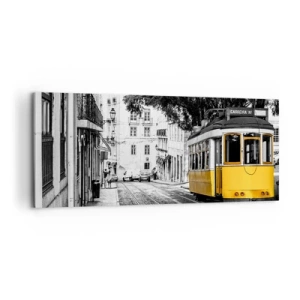 Cuadro sobre lienzo - Impresión de Imagen - Y un fado de fondo - 100x40 cm