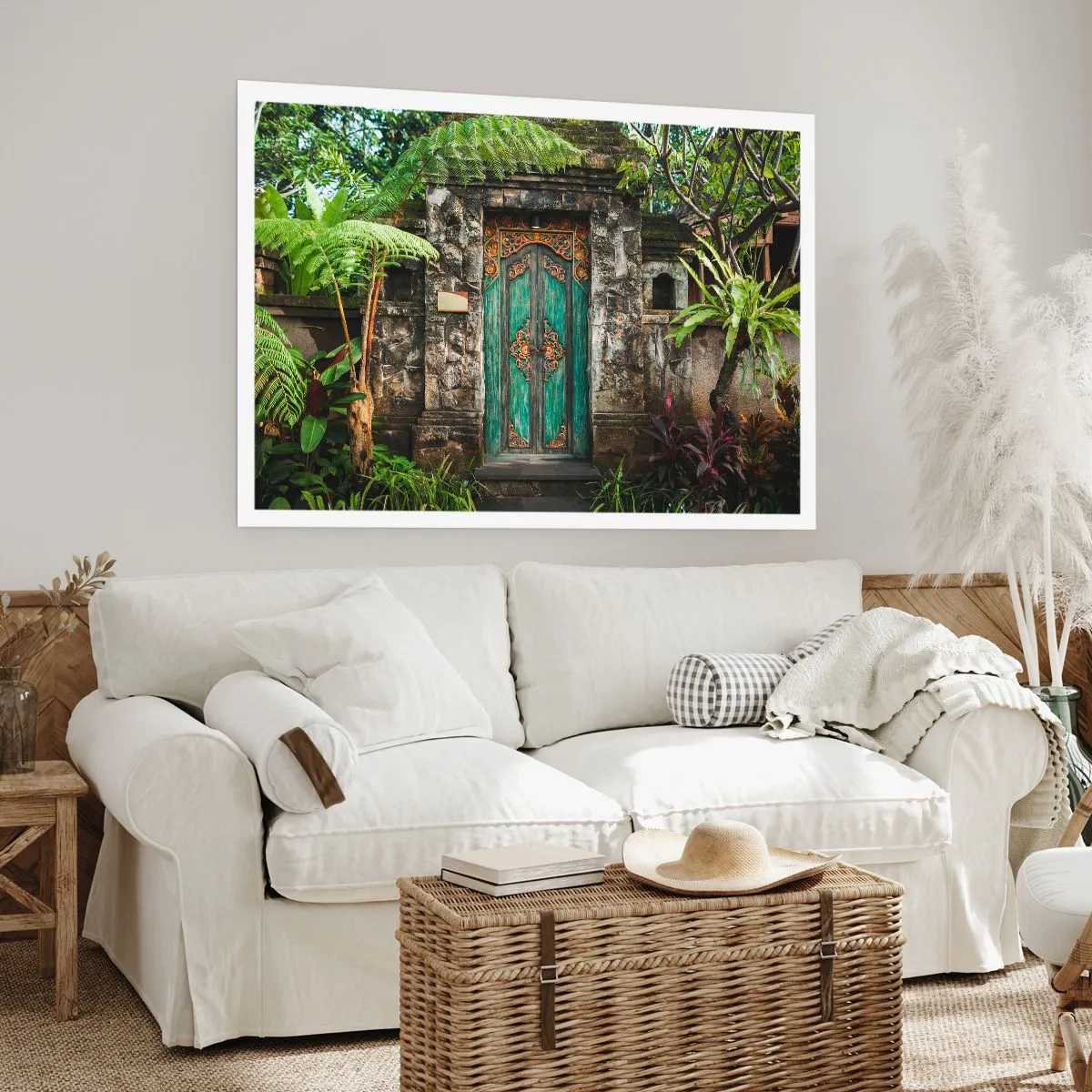 Póster - Una puerta a un mundo exótico - 70x50 cm