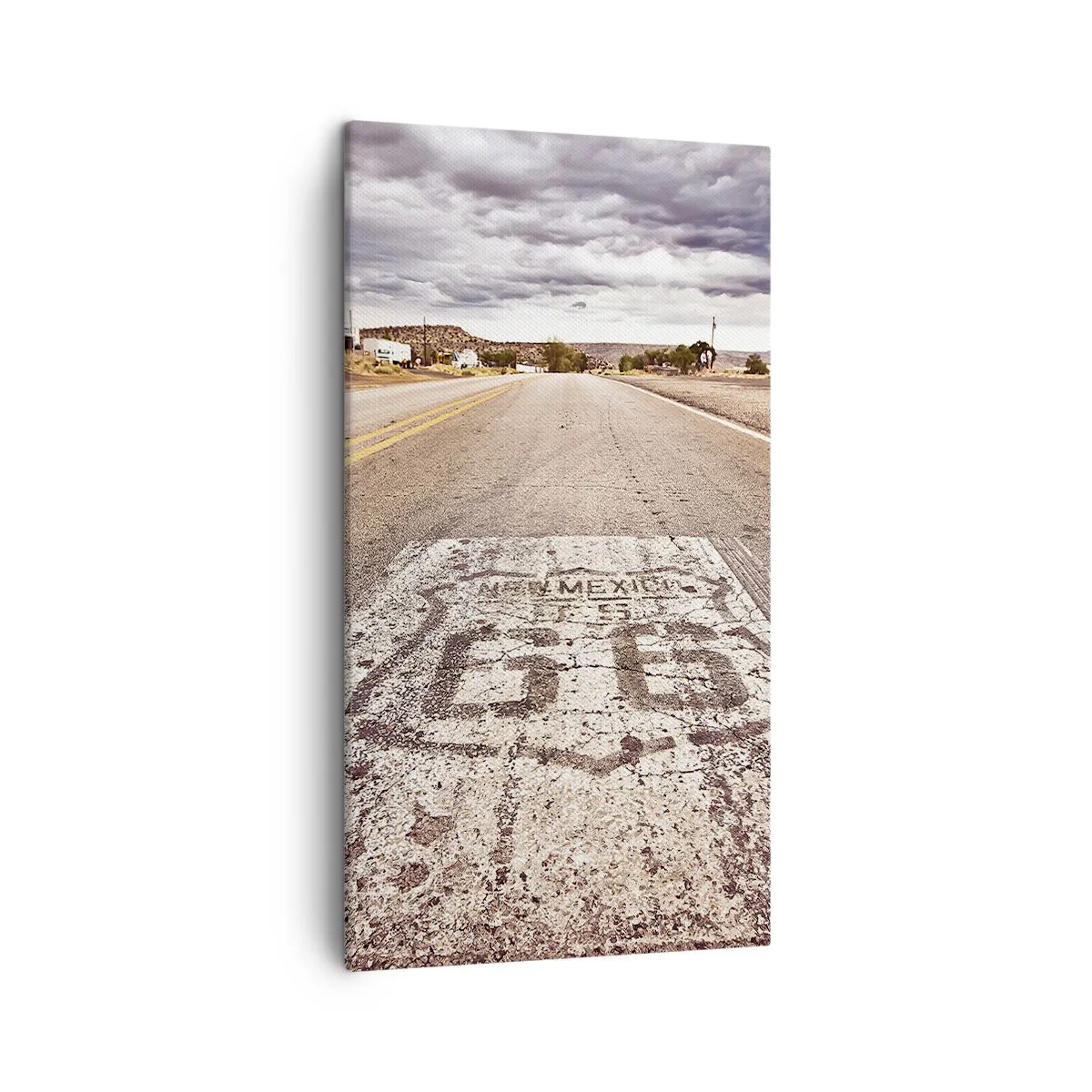 Cuadro sobre lienzo - Impresión de Imagen - Mother Road: una leyenda americana - 45x80 cm