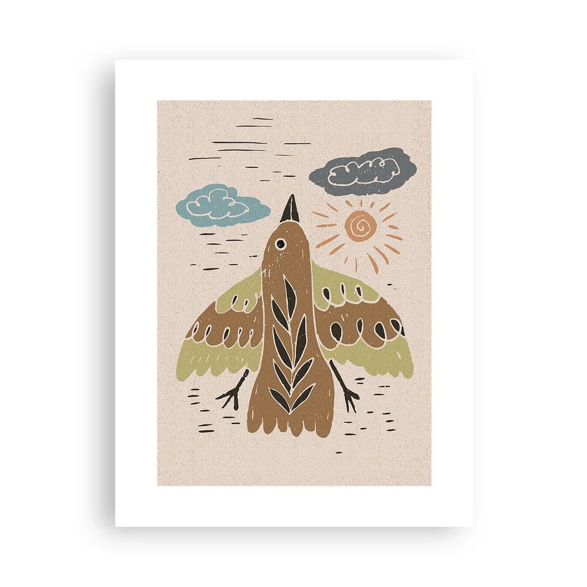 Póster - Vuelo alegre - 30x40 cm