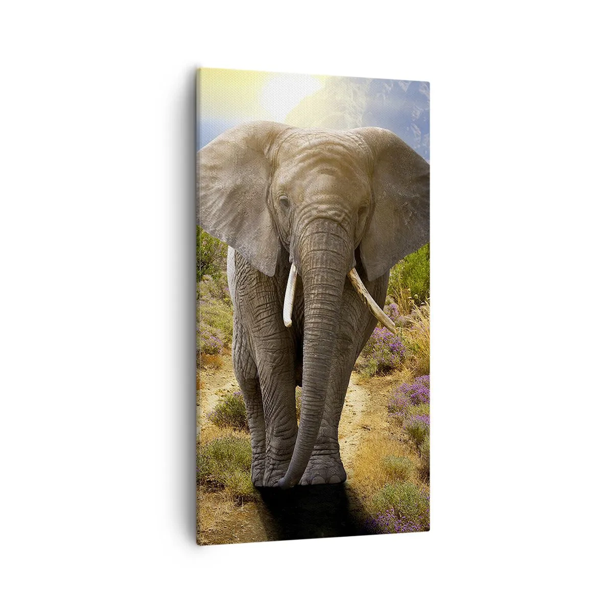 Cuadro sobre lienzo - Impresión de Imagen - Este es el aspecto del Edén - 55x100 cm