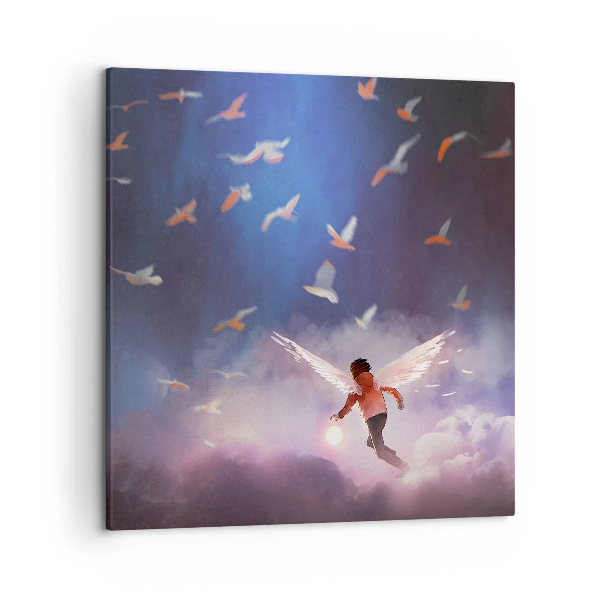 Cuadro sobre lienzo - Impresión de Imagen - Imaginación y valor - 50x50 cm