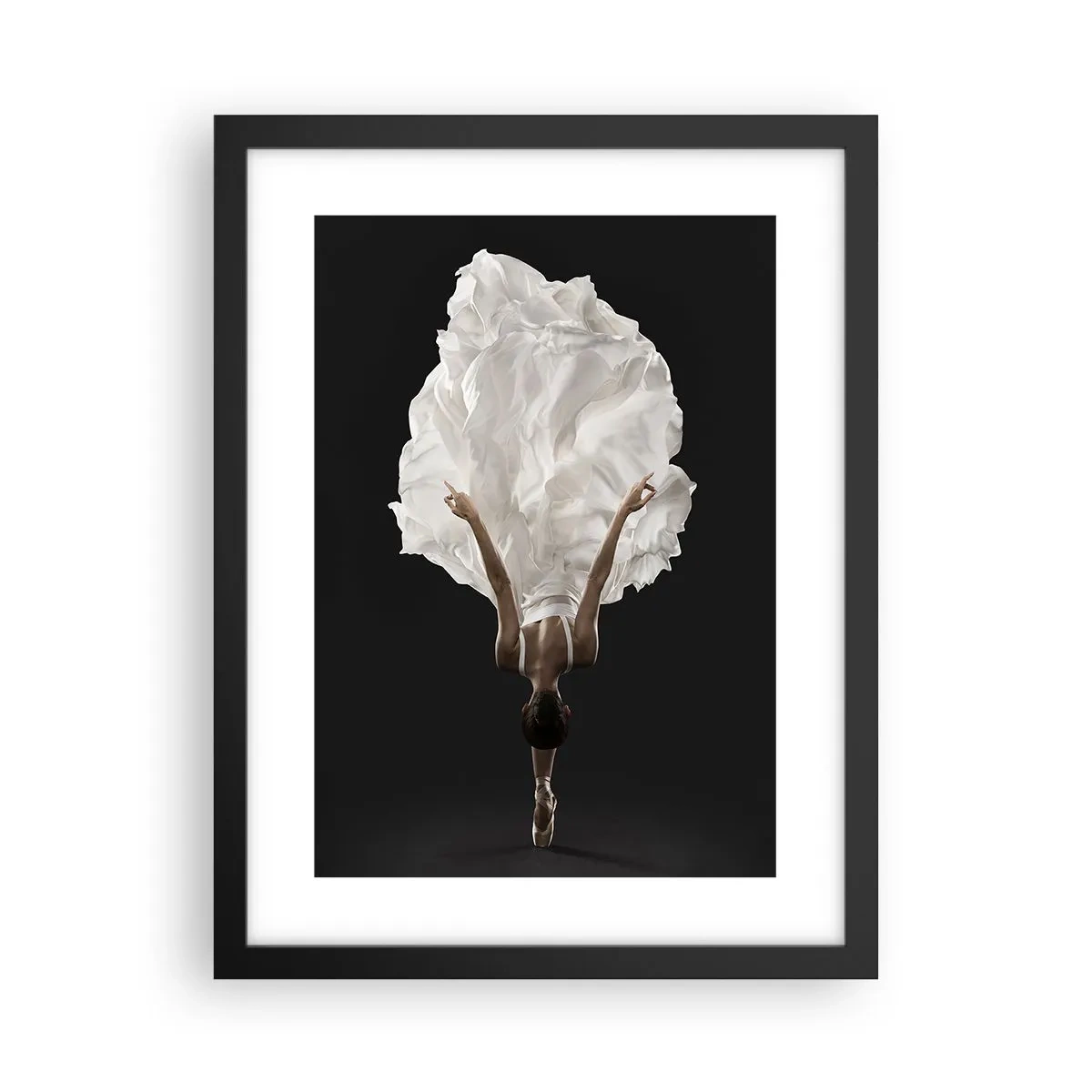 Póster en marco negro - Movimientos insólitos - 30x40 cm