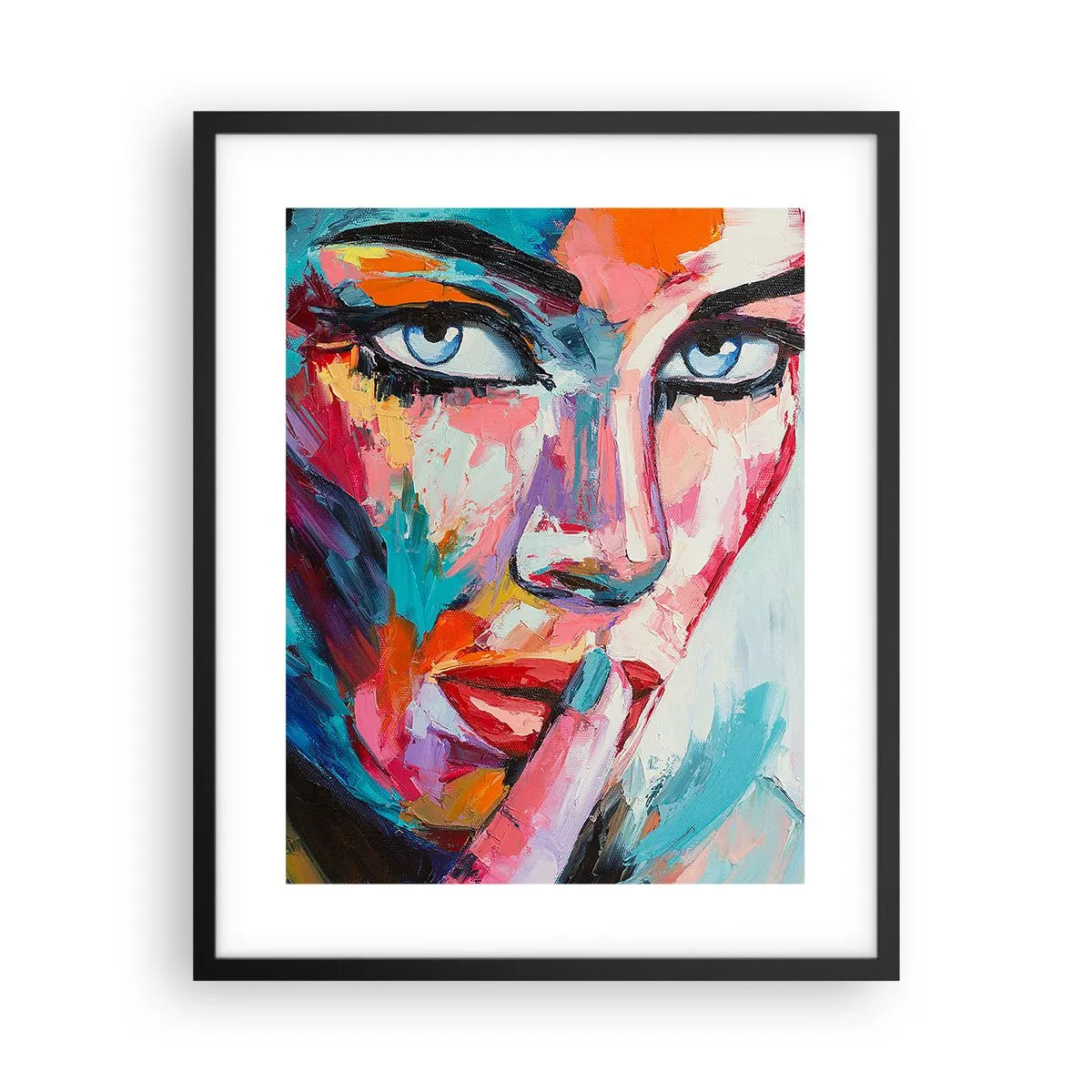 Póster en marco negro - Nuestro primer secreto - 40x50 cm