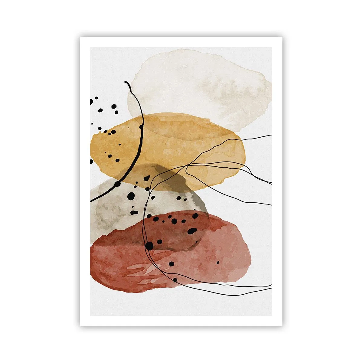 Póster - Líneas y transparencias - 70x100 cm