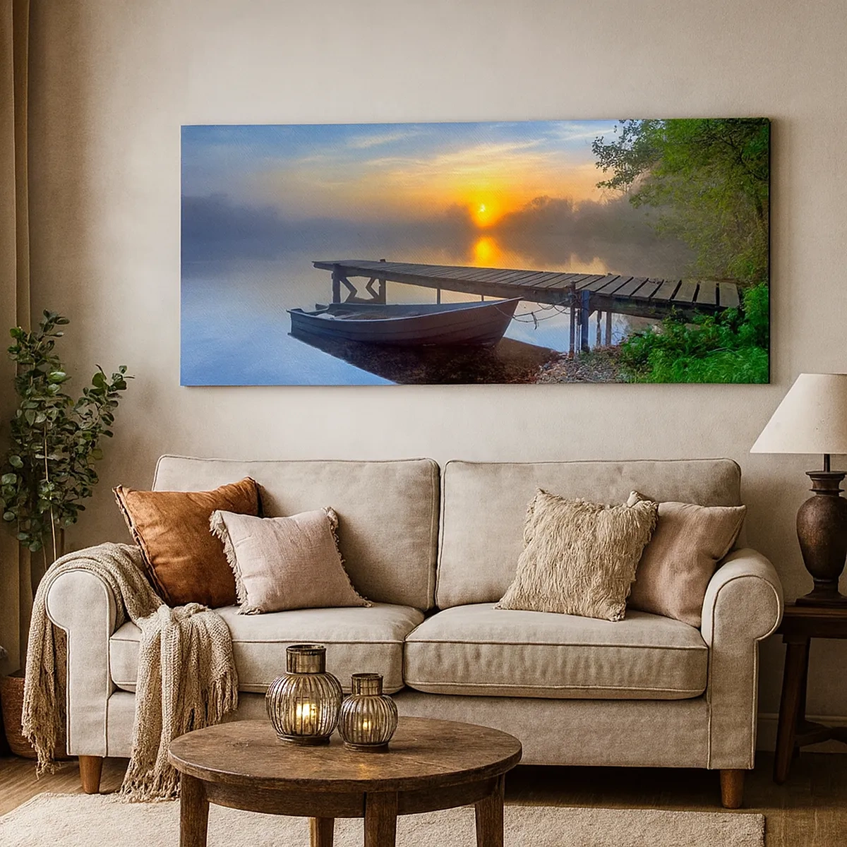 Cuadro sobre lienzo - Impresión de Imagen - Cómo lo ordinario se convierte en mágico - 30x30 cm