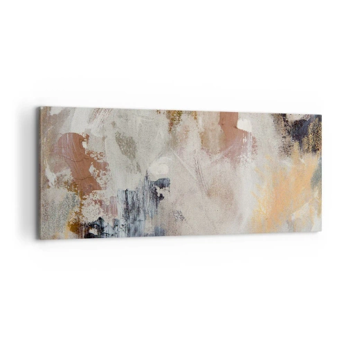 Cuadro sobre lienzo - Impresión de Imagen - Abstracción brumosa - 100x40 cm