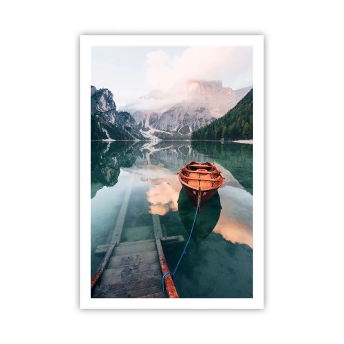 Póster - El tranquilo sueño de las montañas - 61x91 cm