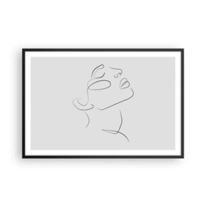 Póster en marco negro - Meandros de un sueño - 91x61 cm