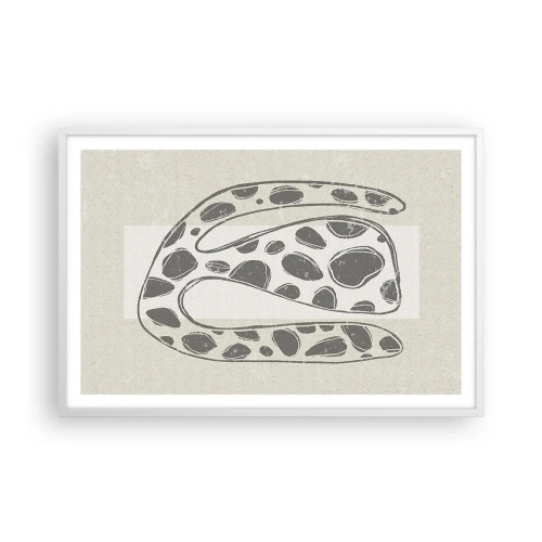 Póster en marco blanco - Una criatura extraña - 91x61 cm