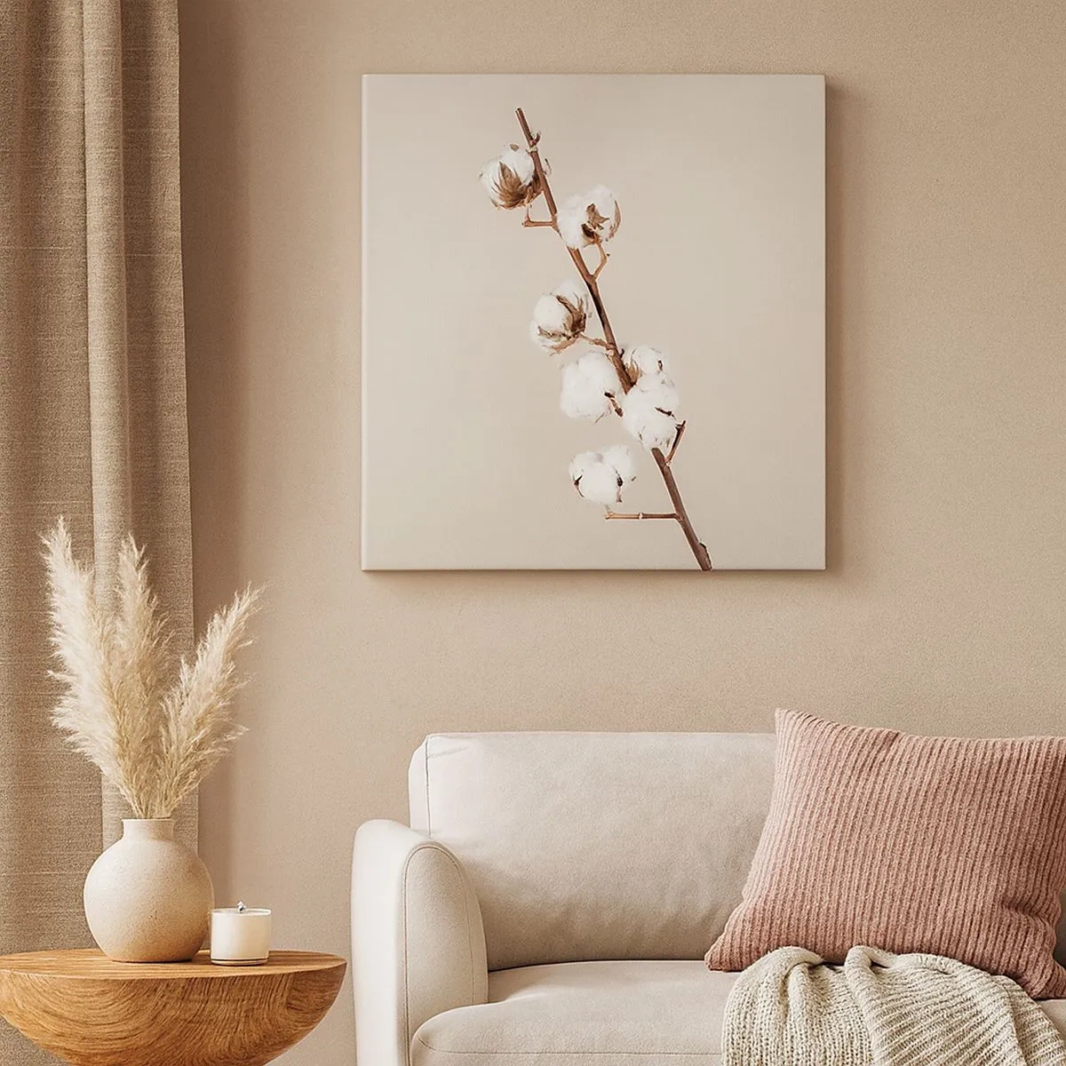 Cuadro sobre lienzo - Impresión de Imagen - En la fuente de la suavidad - 30x30 cm