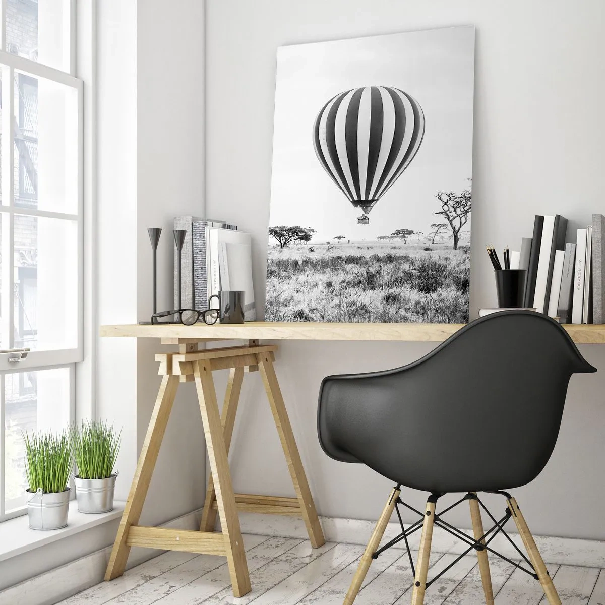 Cuadro sobre vidrio - Impresiones sobre Vidrio - Sobre la sabana - 80x120 cm