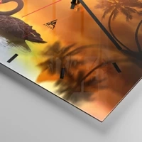 Esfera sin numeración, con rayas