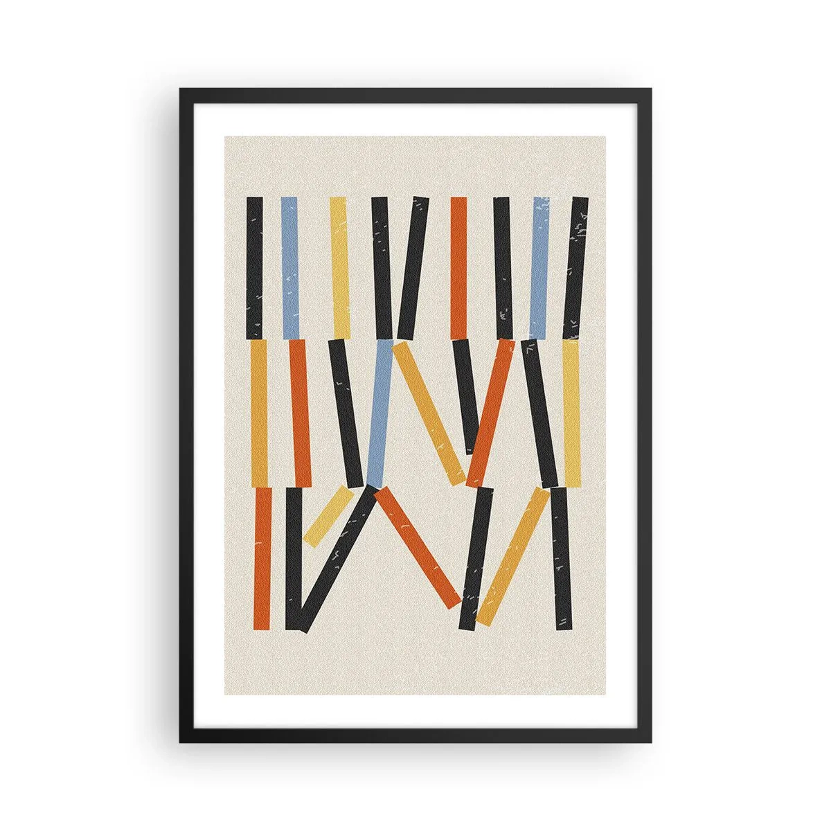 Póster en marco negro - Composición horizontal - 50x70 cm