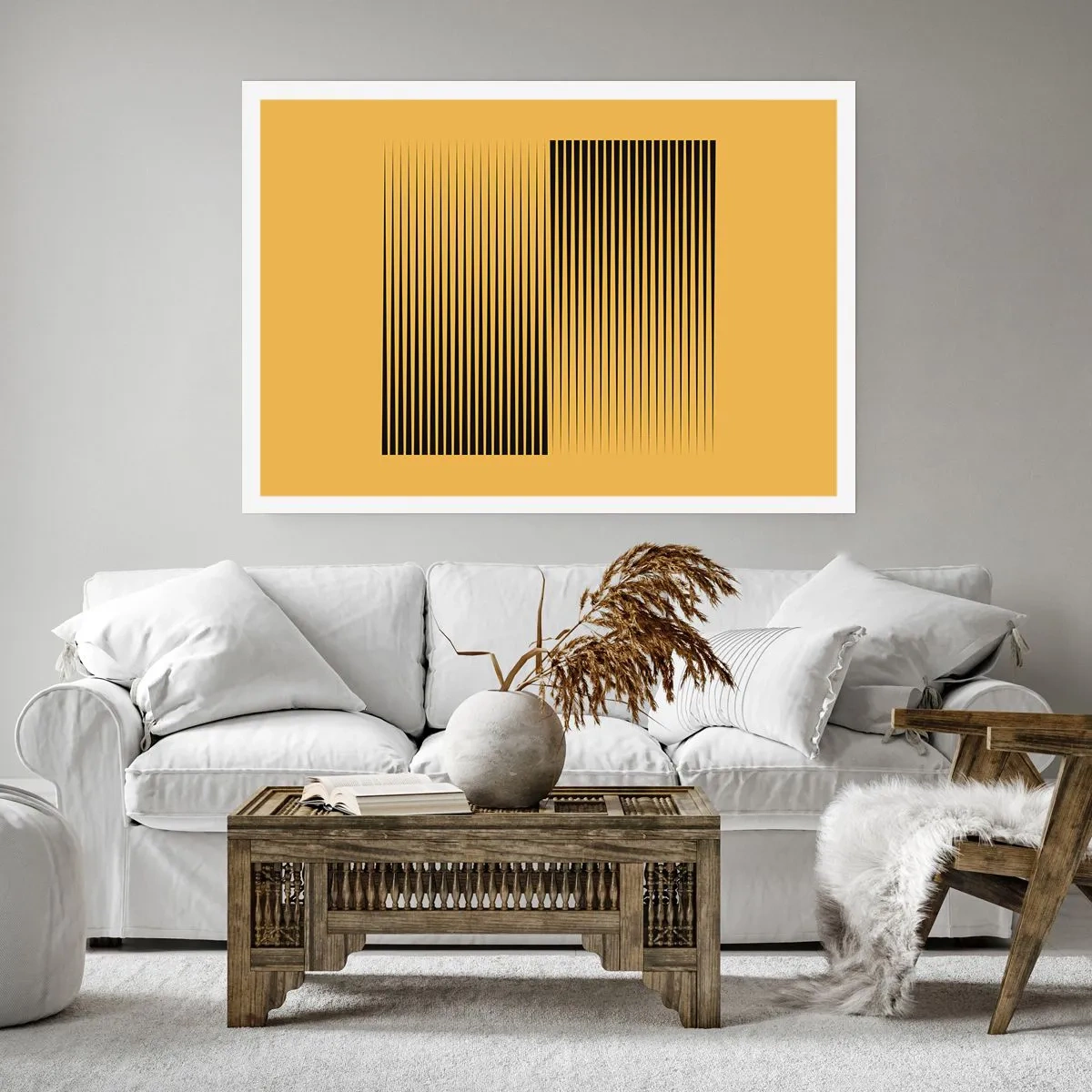 Póster - Cuadrado de opuestos - 91x61 cm