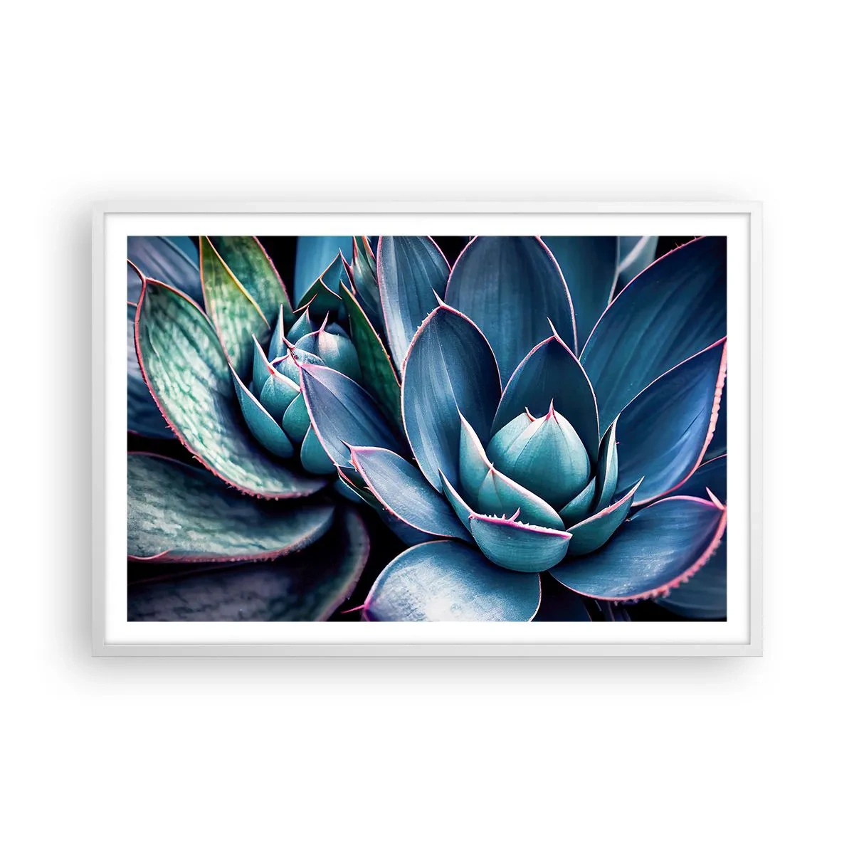 Póster en marco blanco - Fuerza vital - 91x61 cm