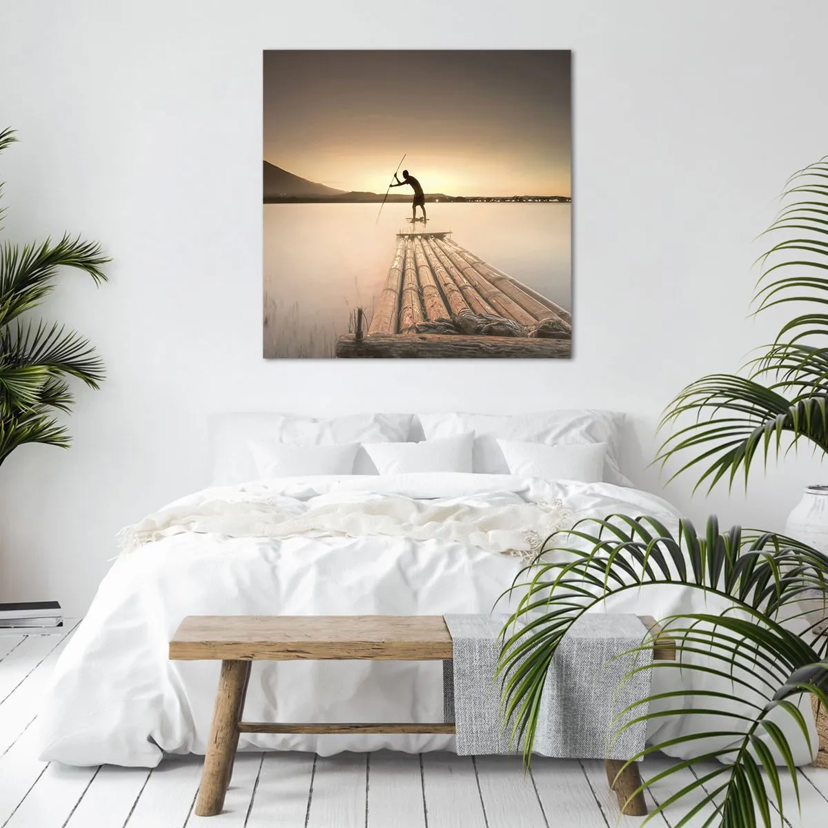 Cuadro sobre lienzo - Impresión de Imagen - Antes del descanso - 40x40 cm