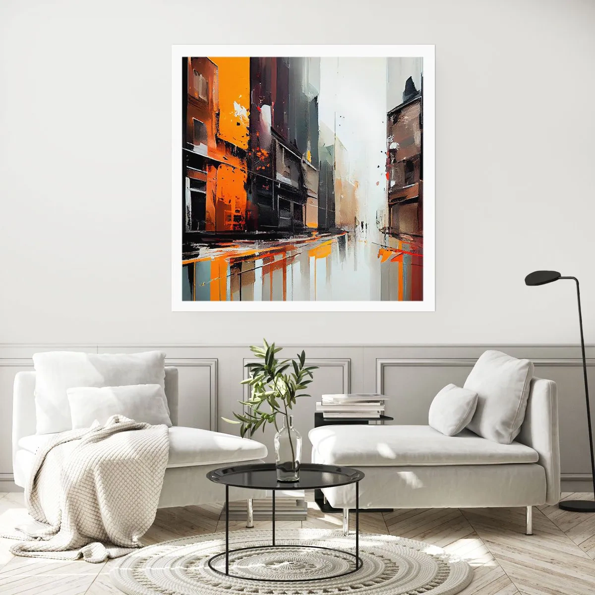 Póster - Día lluvioso - 50x50 cm