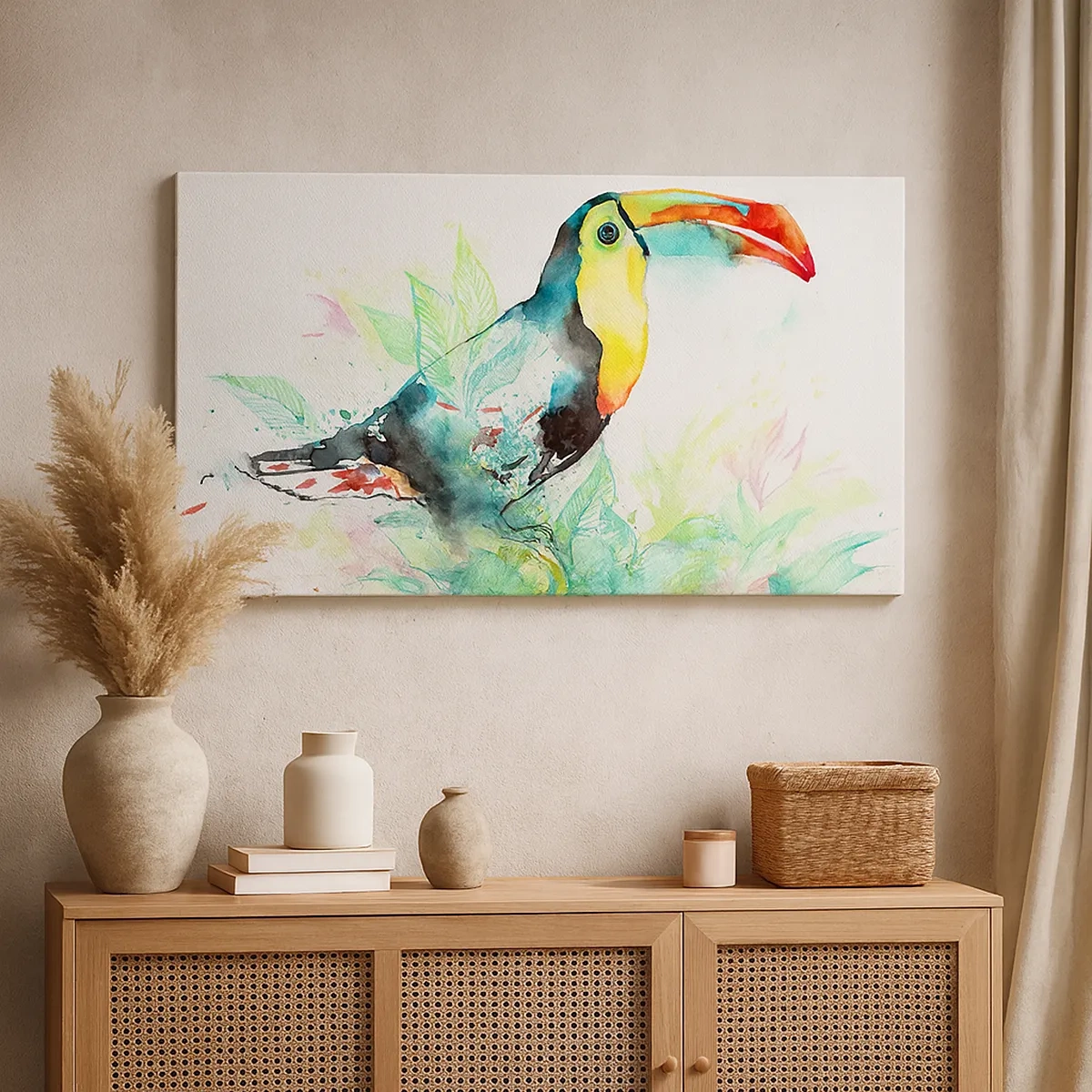 Cuadro sobre lienzo - Impresión de Imagen - Colorido como América del Sur - 30x30 cm