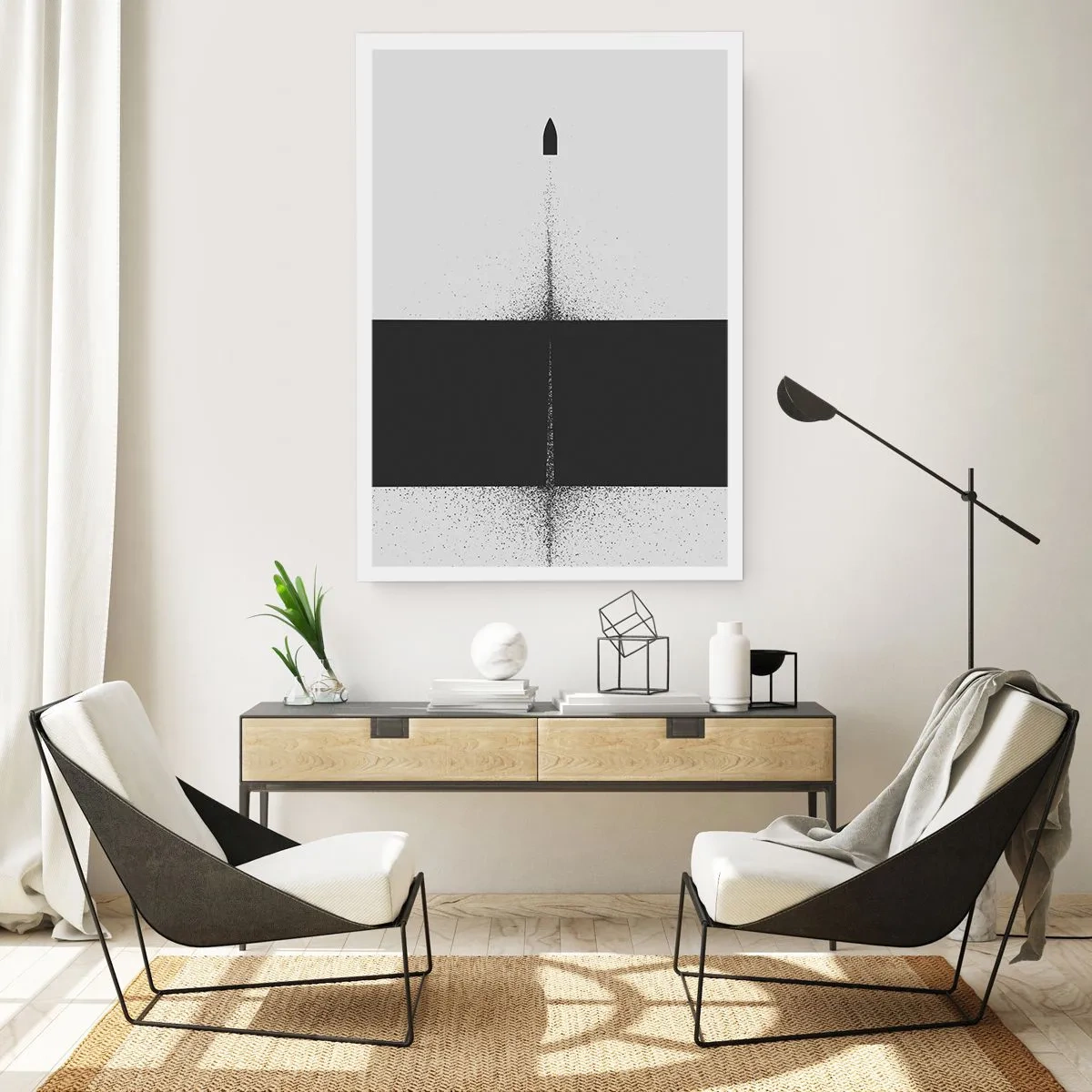 Póster - Directa al objetivo - 30x40 cm