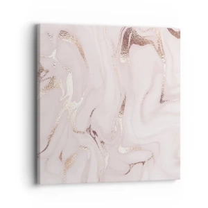 Cuadro sobre lienzo - Impresión de Imagen - En rosa - 40x40 cm