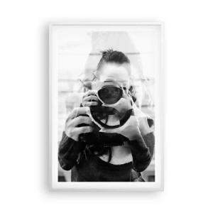 Póster en marco blanco - Creador y creación - 61x91 cm