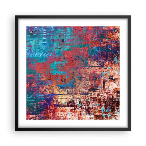 Póster en marco negro - Memoria y olvido - 50x50 cm