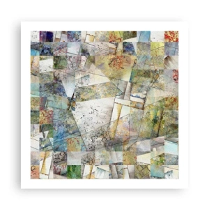 Póster - Remodelación geométrica - 60x60 cm