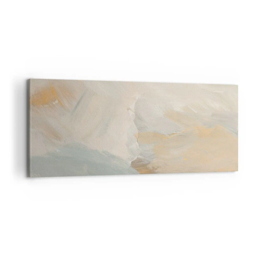 Cuadro sobre lienzo - Impresión de Imagen - Abstracción - una tierra de dulzura - 100x40 cm
