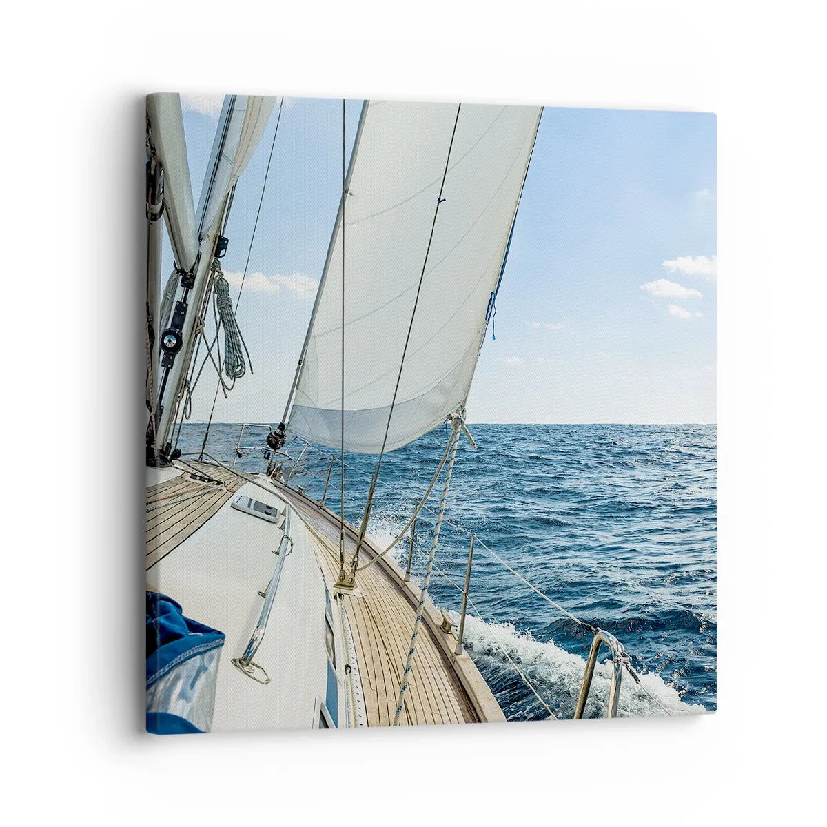 Cuadro sobre lienzo - Impresión de Imagen - Ahoy, a la aventura - 30x30 cm