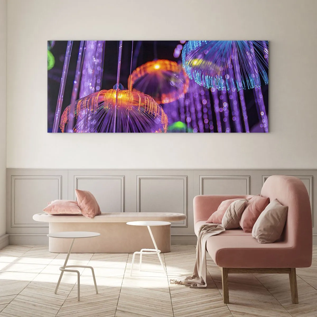 Cuadro sobre vidrio - Impresiones sobre Vidrio - Fuente luminosa - 100x40 cm