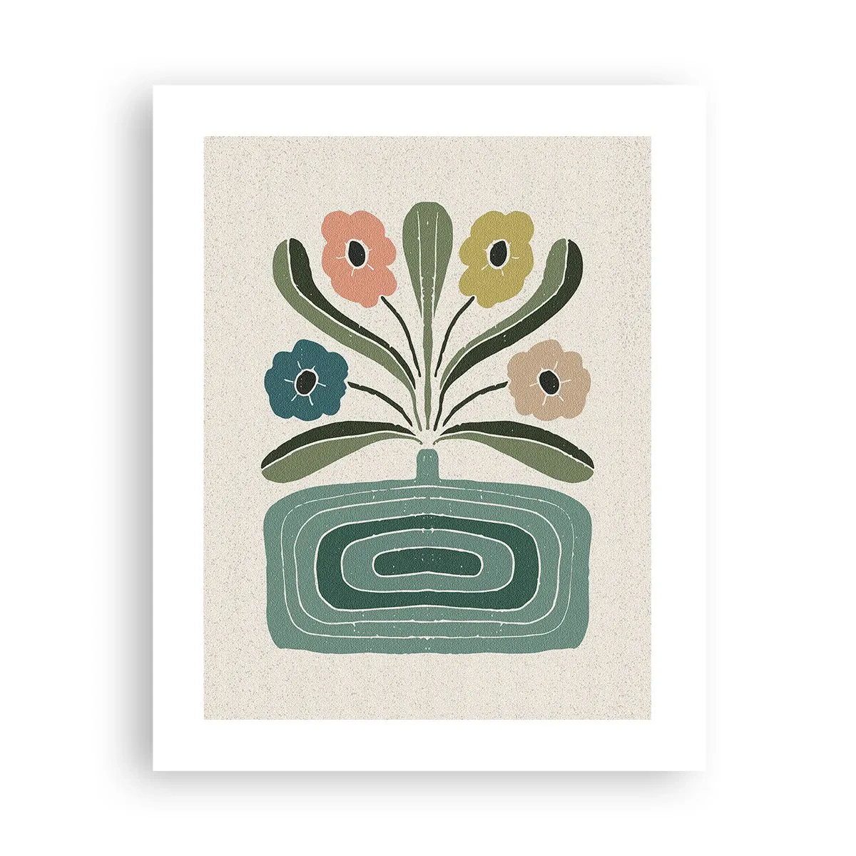 Póster - Ramo simétrico - 40x50 cm