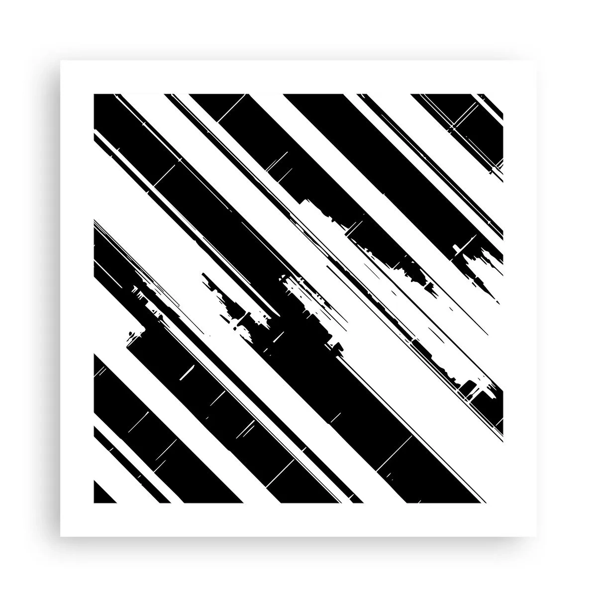 Póster - Composición intensa y dinámica - 50x50 cm