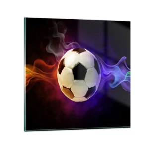 Cuadro sobre vidrio - Impresiones sobre Vidrio - El poder mágico del juego - 30x30 cm