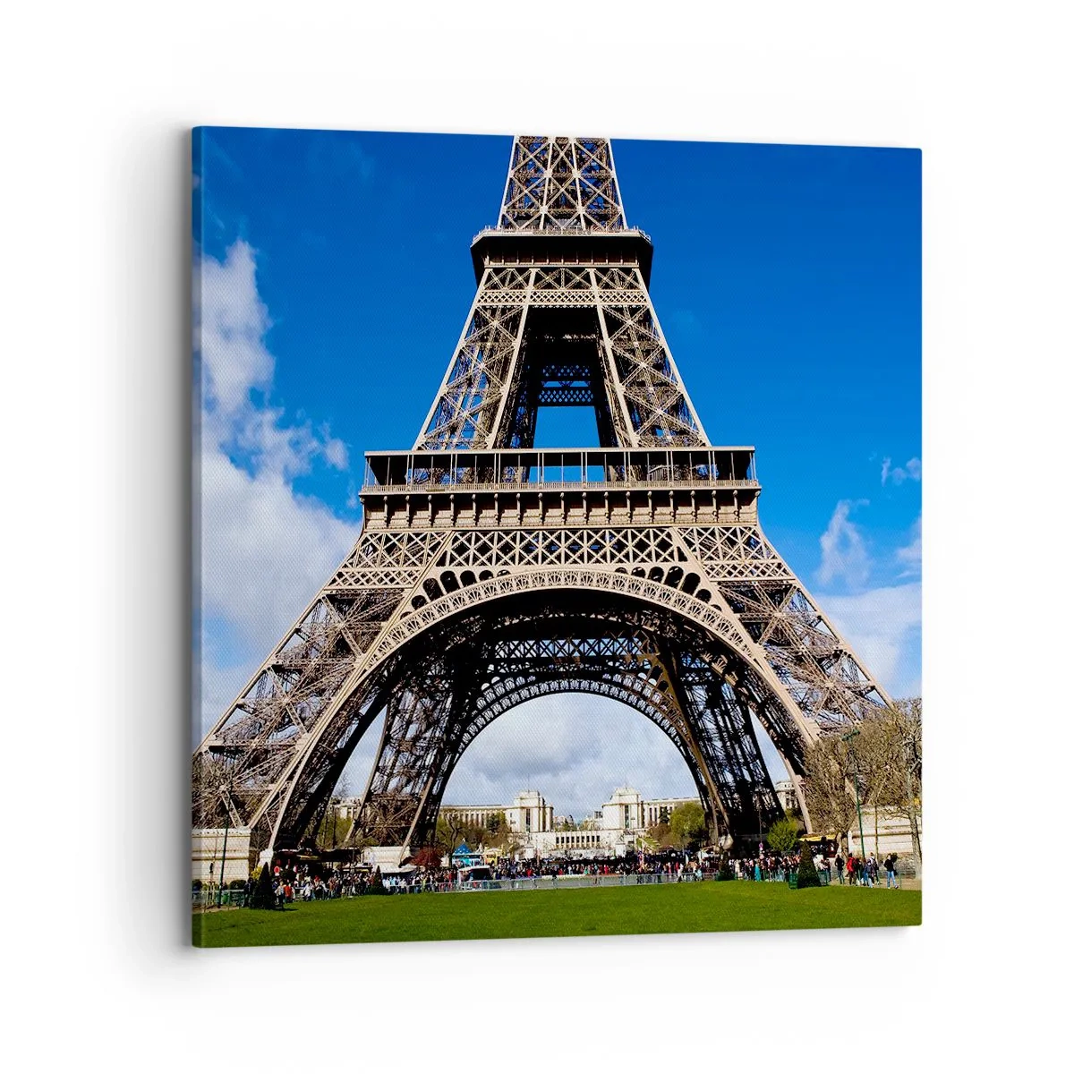 Cuadro sobre lienzo - Impresión de Imagen - Todo París a sus pies - 70x70 cm