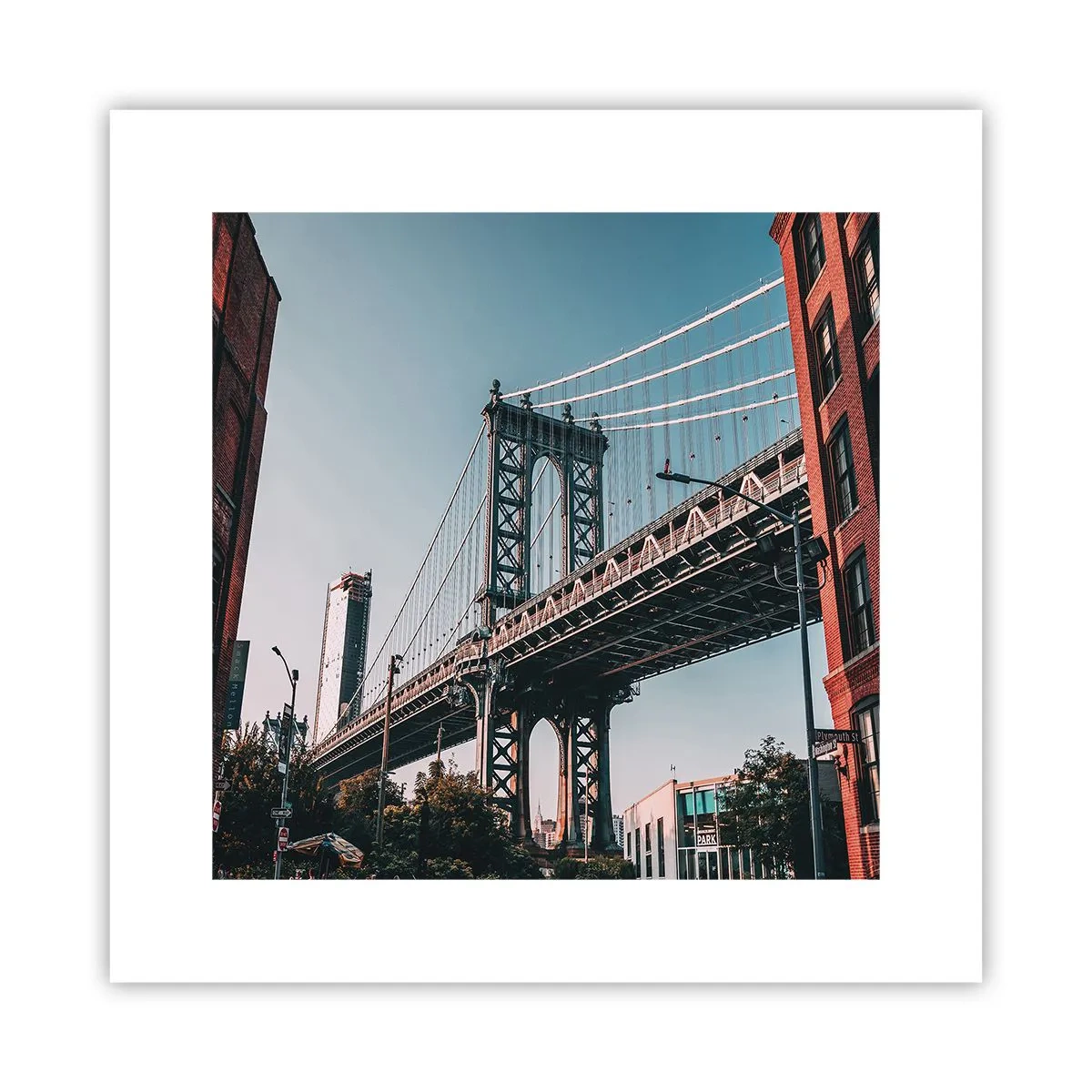 Póster - Sobre el fluir de la ciudad - 30x30 cm