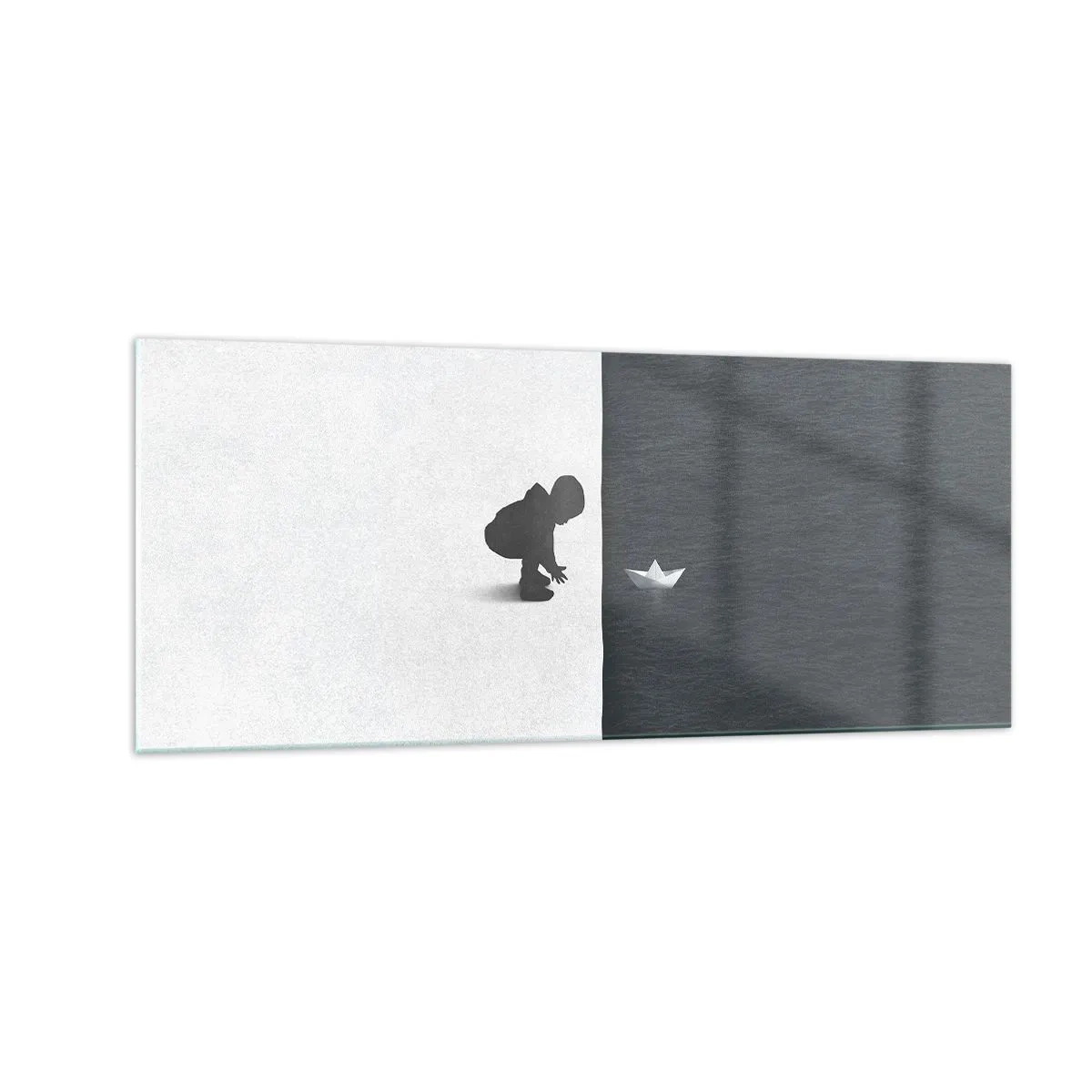 Cuadro sobre vidrio - Impresiones sobre Vidrio - Una gran expedición náutica - 100x40 cm