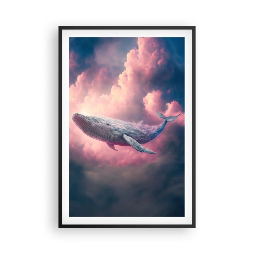 Póster en marco negro - La reina de los mares asciende - 61x91 cm