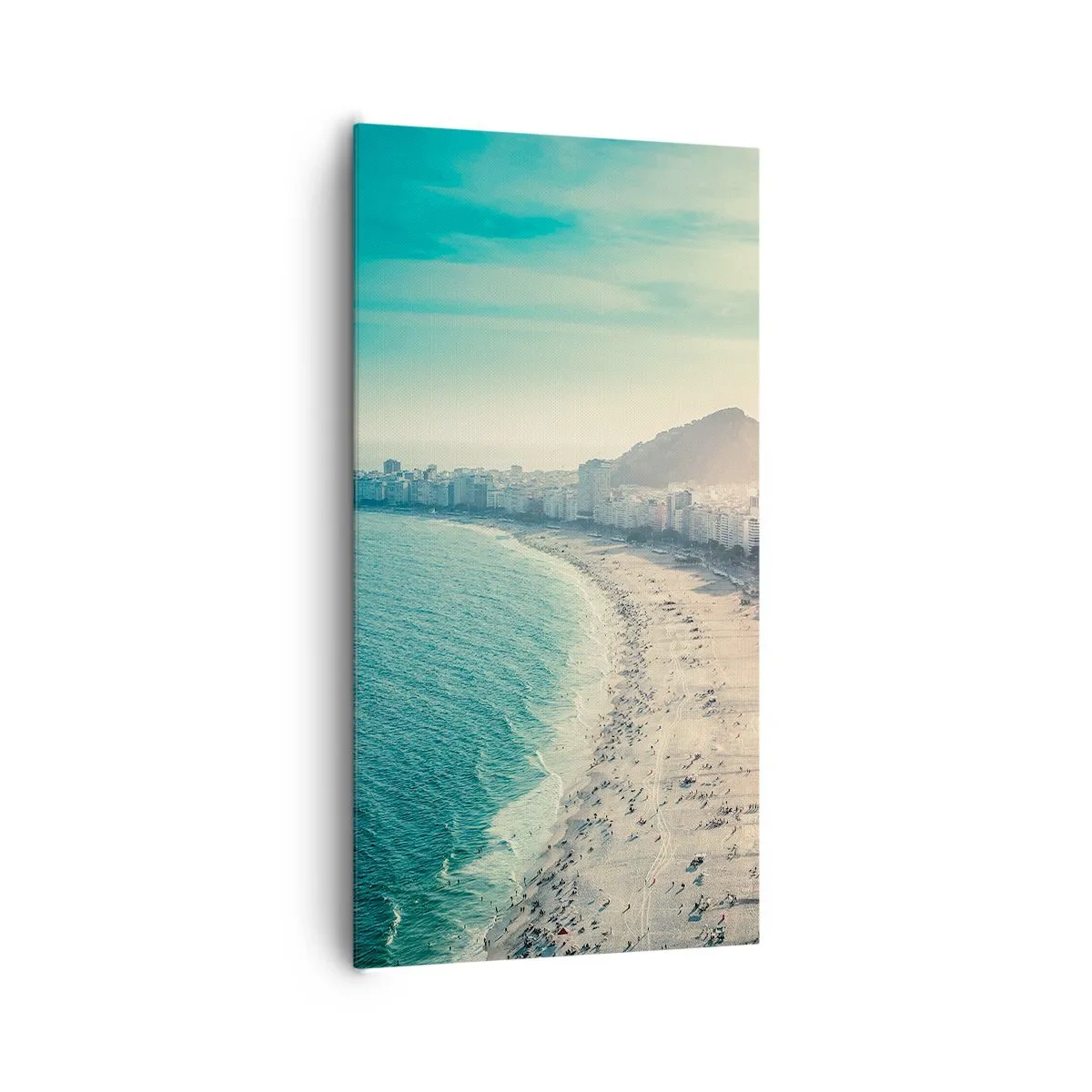Cuadro sobre lienzo - Impresión de Imagen - Vacaciones perpetuas en Río - 65x120 cm
