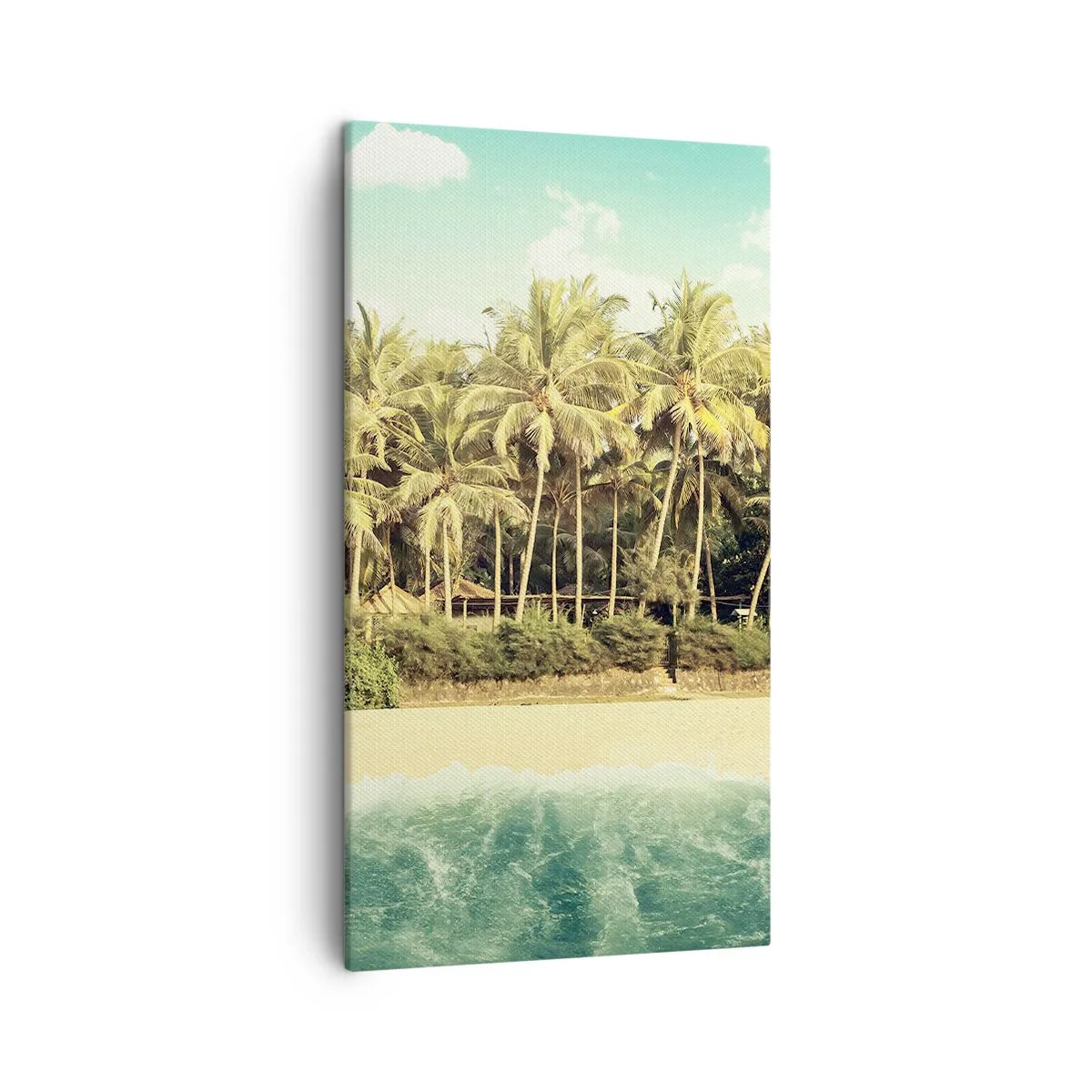 Cuadro sobre lienzo - Impresión de Imagen - ¿Qué tal aquí? - 45x80 cm