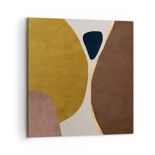 Cuadro sobre lienzo - Impresión de Imagen - Abstracción - un lugar en el espacio - 50x50 cm