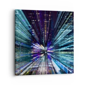 Cuadro sobre lienzo - Impresión de Imagen - Cruzando el hiperespacio - 30x30 cm