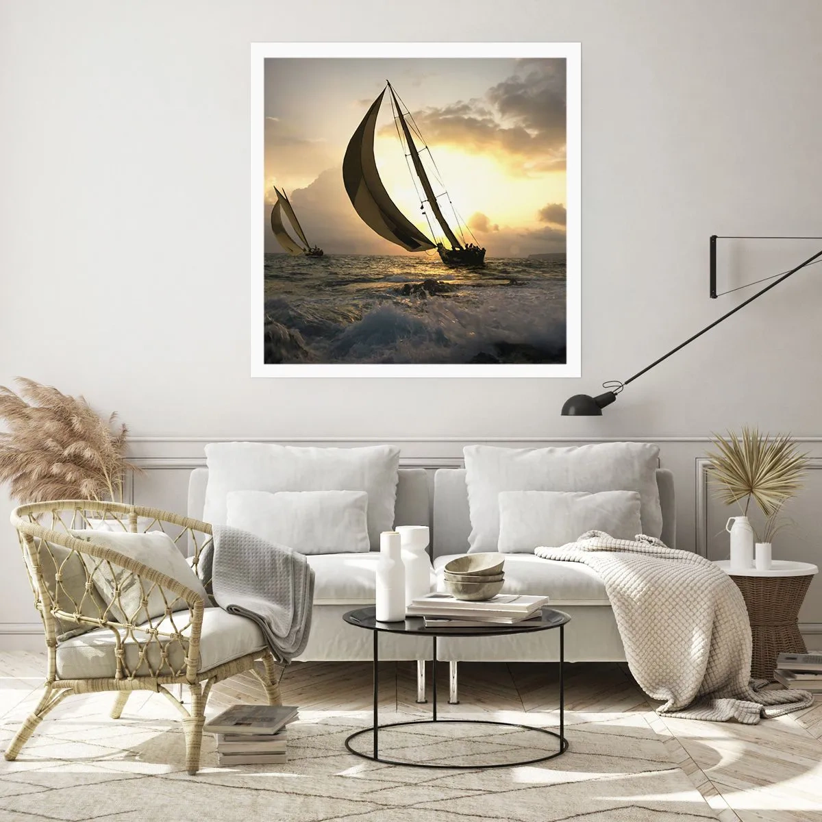Póster - En contra y a favor del viento - 60x60 cm