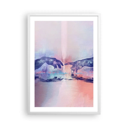 Póster en marco blanco - Chispa divina de vida - 50x70 cm