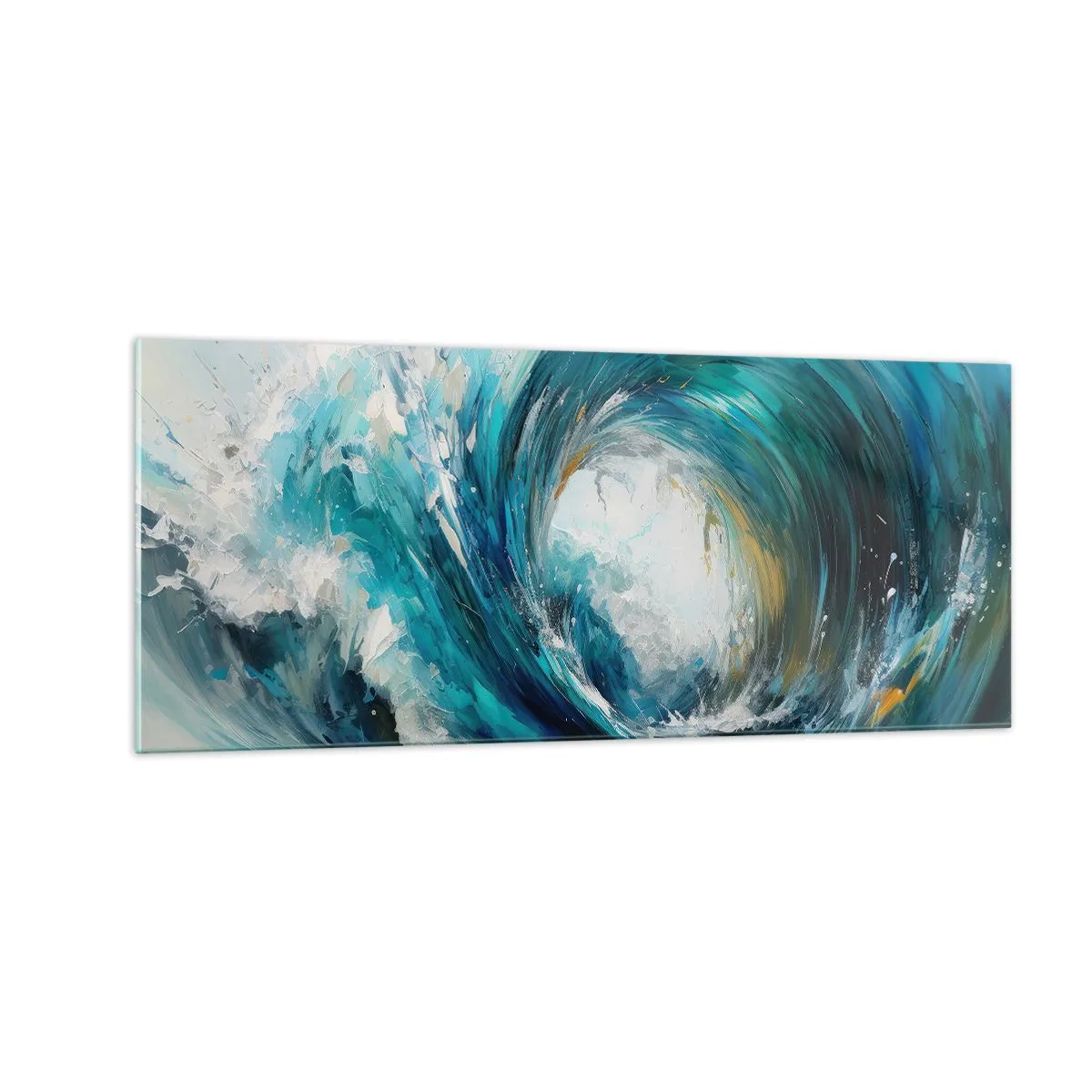 Cuadro sobre vidrio - Impresiones sobre Vidrio - Portal marino - 100x40 cm